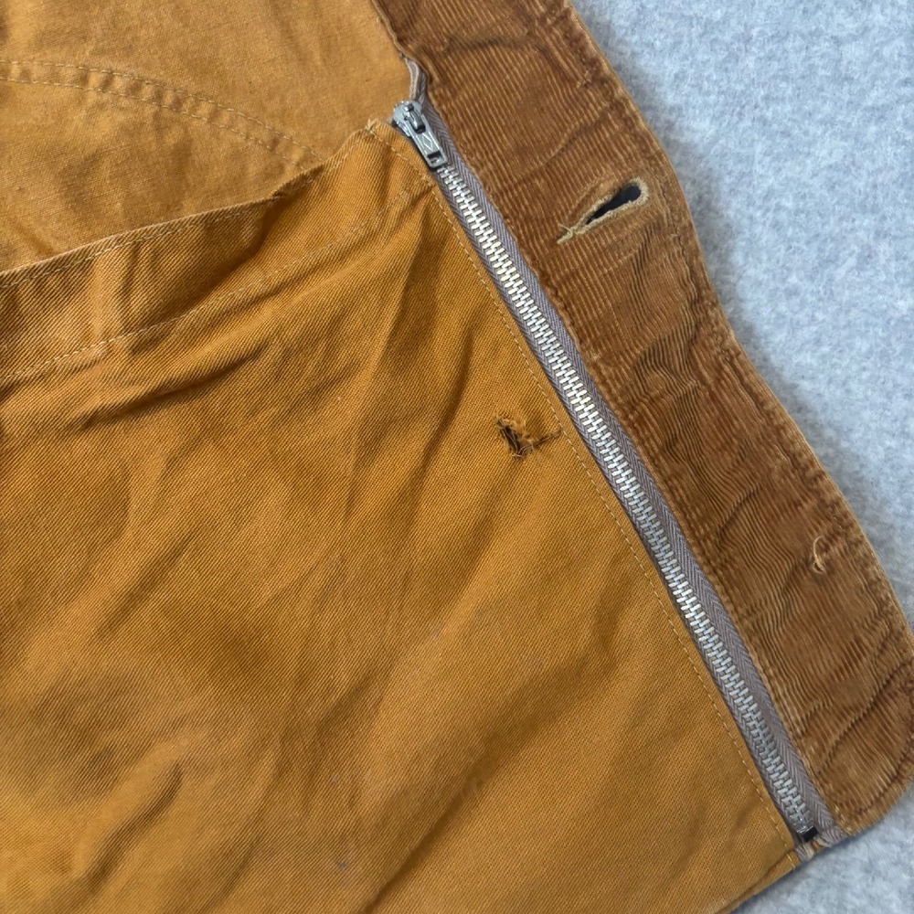 Vintage 70s Black Sheep Beige‎ Canvas Hunting Field Coat Large Distressed Jacket - Picture 13 of 16